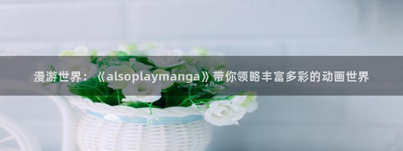 漫蛙漫画网页版入口处：漫游世界：《alsoplaymanga》带你领略丰富多彩的动画世界
